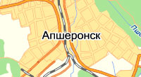 Карта Апшеронска