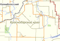 Карта Белоглинского района