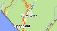 Карта Гизель-Дере