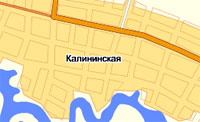 Карта Калининского района