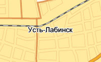 Карта Усть-Лабинского района