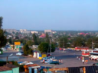 Вид города Кропоткин