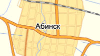 Карта Абинского района
