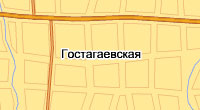 Карта Гостагаевской