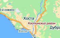 Карта Хосты