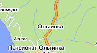 Карта Ольгинки