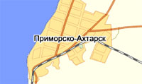 Карта Приморско-Ахтарского района