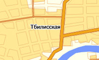 Карта Тбилисского района