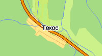 Карта Текоса