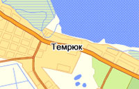 Карта Темрюкского района