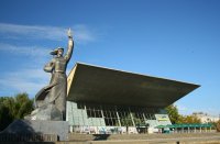 Территорию у кинотеатра в Краснодаре украсит современный фонтан